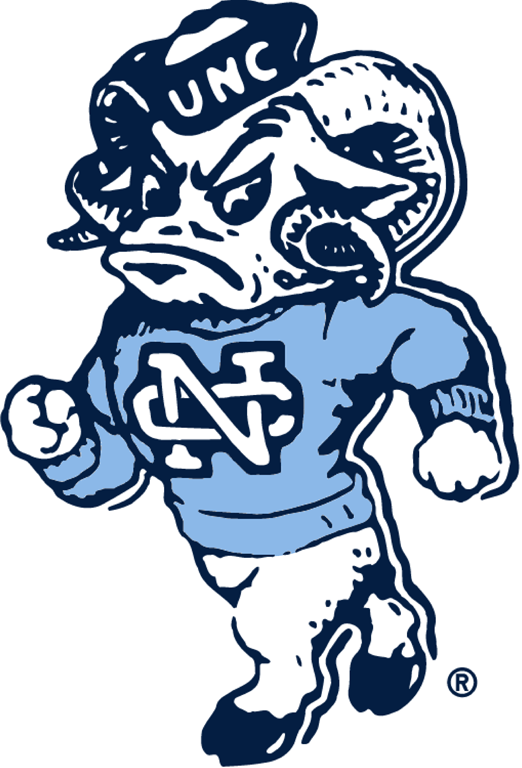 North Carolina Tar Heels 1983-1998 Primary Logo diy iron on heat transfer